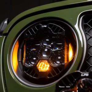 Jeep Gladiator Headlight Kit - Baja Designs - DOT LP6 LED - Amber - `20-`25